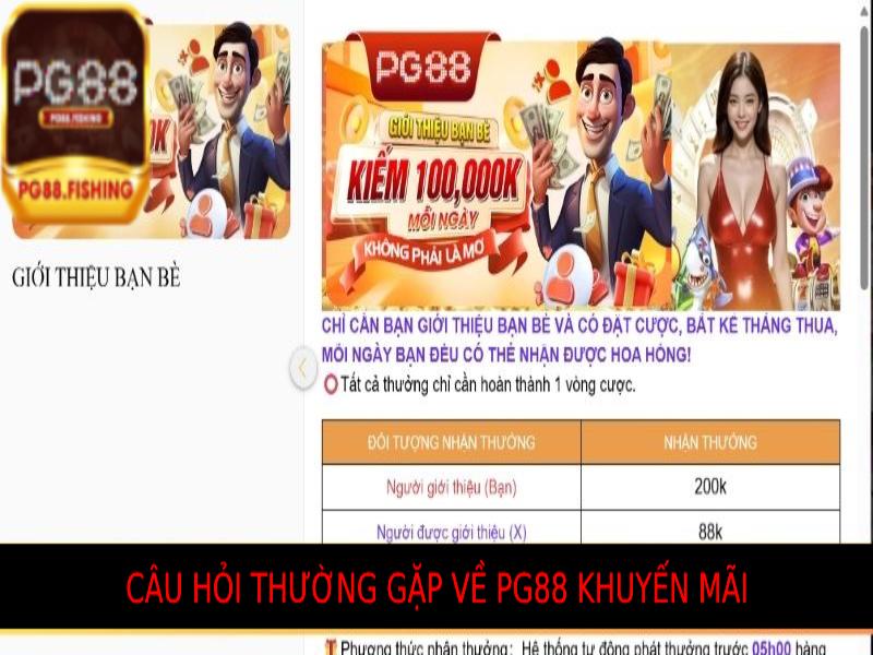 Câu Hỏi Thường Gặp Về Pg88 Khuyến Mãi