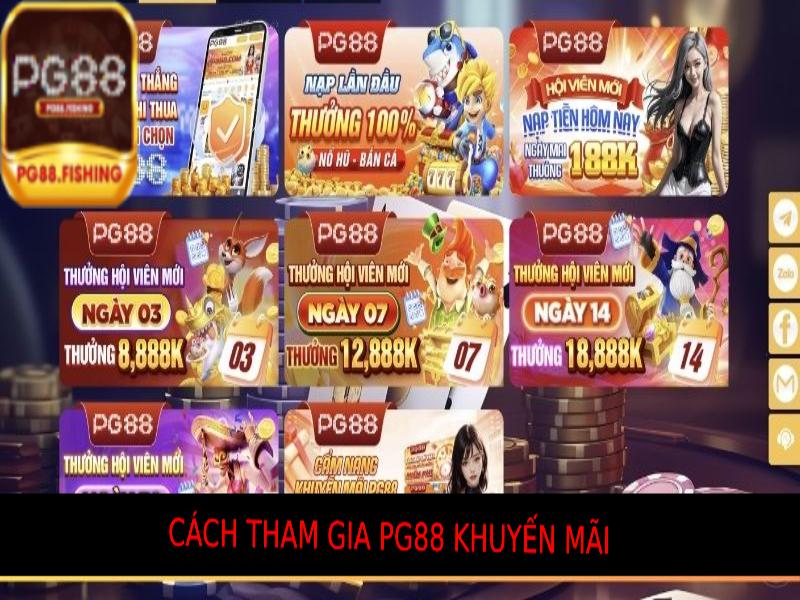 Cách Tham Gia Chương Trình Khuyến Mãi Tại Pg88